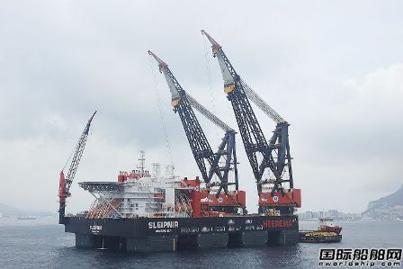 全球最大起重船完成挪威国油巴西平台安装工程